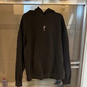 True linkswear Hoodie skeleton man golfer logo XXL